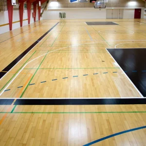 Single Keel Solid Wood Flooring Factory Direct Supply FIBA Basketball Court Floor Wooden Fixed Sports Maple Flooring