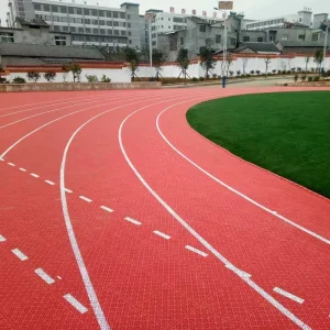 Slip-Resistant Prefabricated Interlocking Running Track Sport Floor Tiles
