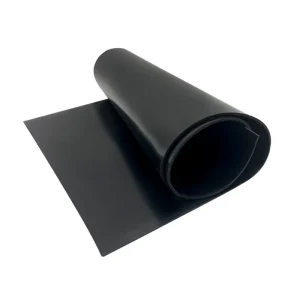 Smooth Anti Slip Black NBR Nitrile Rubber Sheet Floor Rubber Mat 70 Shore a with Custom Cutting Processing Service