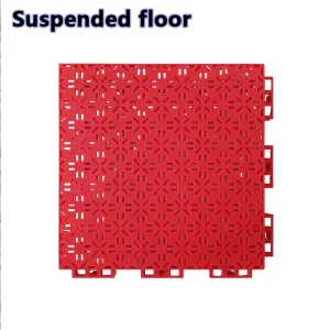 Snowflake Snap-Fit Floating Floor Anti-Slip and Wear-Resistant Interlocking Flooring for Parks and Basketball Courts