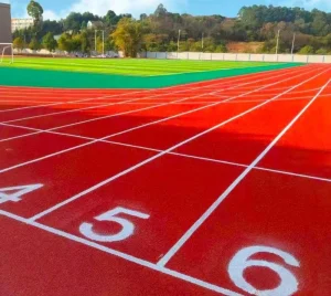 Soccer Athletic Running Track Full PU EPDM Surface Outdoor Field Eco-Friendly Shock Absorption Plastic Rubber Flooring 13mm