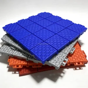 Soft Connection PP Interlocking Suspended Modular Sports Flooring for Pickleball Basketball Badminton Court ASF-02