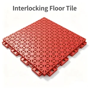 Soft Large Grid PP Interlocking Floor Tiles for Kindergarten & Senior Activity Centers