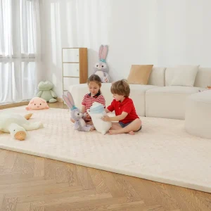 Soft Plush Tatami Rug Thick Non-Toxic Baby Play Mat Memory Foam Crawling Mat