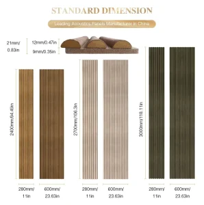 Soft Suede Velvet Surface Child Friendly Anti Collision Eco Friendly Sound Absorbing Wooden Slat Acoustic Wall Panels
