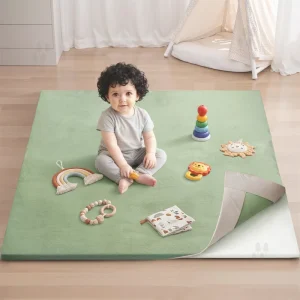 Solid Color Removable Plush Memory Foam Rug Floor Tatami Mat, 3cm Thick, for Home