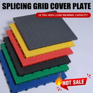 Solid Spliced Grating Quick Repair Auto Maintenance Floor Mat Sealed Plastic for Workshop