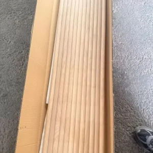 Sound Absorption Wood Slatted Acoustic Wall Panels MDF Contemporary Design for Hotel Interior Decoration