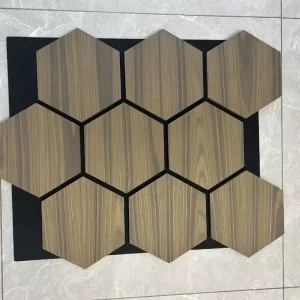 Sound Proof Acustic Wall Panel Hexagon Wood Acoustic Panels Decorative Interior Wall Panel