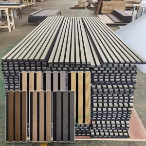 Sound Proof Akupanel Acoustic Wooden Slat Wall Panel Wood Wall Panels Full Coverage Large Area Wall
