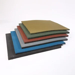 Soundproof Shock-Absorbing Anti-Static Indoor Composite Fitness Tiles Gym Rubber Floor Mats