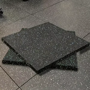 Soundproof Shock-Absorbing Rubber Tiles Gym Floor Anti-Bump Anti-Pressure Rubber Mat