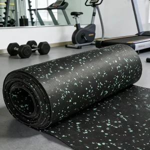 Soundproof Waterproof Portable Rubber Gym Flooring Mats Eco-Friendly Durable Non-Slip