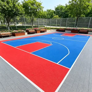 Special Offer Load-Bearing Plastic Interlocking Sports Floor Quick-assembly Interlocking Sports Flooring for Kindergartens