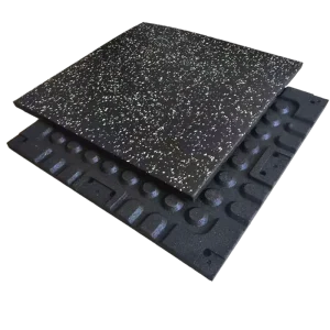 Speckles Gym Fitness Rubber Floor 1 Inch Thick Rubber Mat CE Certified Durable Non-Slip