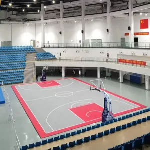 Sport Flooring Pickleball & Basketball Courts Flooring with Custom Logo Outdoor Gyms Colorful Durable Tiles