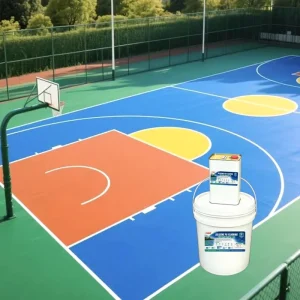 Sports Court Flooring for Basketball Tennis Football Field Outdoor Playground Silicone PU Surface