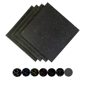 Sports Equipment Rubber Tiles Fitness Mat Anti Slip Gym Rubber Floor Mats