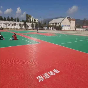 Sports Field Suspension Detachable Tennis Court Floor Outdoor Splicing Indoor Basketball Square Shape