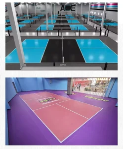 Sports Flooring Acrylic PVC Pickleball Flooring Waterproof Anti-Fade UV Protection 3mm Pickleball Court Floor Mat