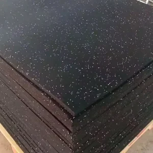 Sports Flooring Rubber Underlay Mat for Indoor Gym Training Court Garden and Hall Waterproof Shock Absorption