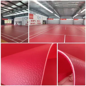 Sports Flooring for Factories Hospital Stadiums Homes and Schools Easy to Install and Clean Customization Supported