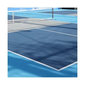 Sports Flooring for Pickleball Wear Resistant 3MM 3D Printed Patterns Vinyl Roll Flooring