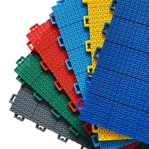 Install Simple Interlocking Floor Tile for Futsal Outdoor Futsal Court Floor