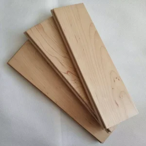 Sports Maple Hardwood Flooring Solid Wood Design