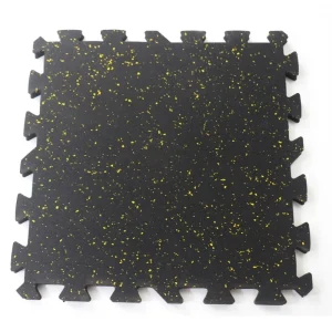 Sports Puzzle Rubber Floor for Weight Room or Gym Fitness Center