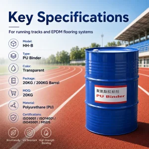 Sports Rubber Bonding Glue for Playground EPDM Polyurethane Bonding for Track Field Running Way