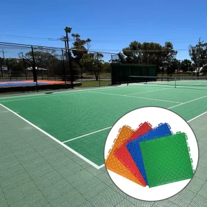 Sports Tile Pickleball Badminton Futsal Floor PP Tiles Outdoor Pickleball Court Flooring