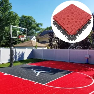 Sports Tile Roller Hockey Badminton Futsal Floor PP Tiles Outdoor Basketball Court Flooring
