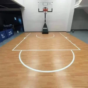 Sports Vinyl PVC Flooring for Playground Basketball Volleyball Badminton Synthetic Court Rubber Material