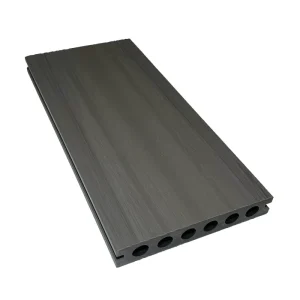 Square 3D Embossed Decking Outdoor Wood Plastic WPC Interlocking Floor Waterproof Grain Surface Garden Park
