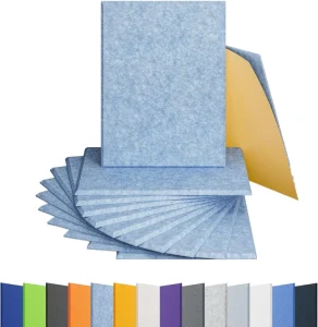 Square Acoustic 9mm High Density Felt Polyester Soundproof Foam Panels Modern Eco-Friendly for Home