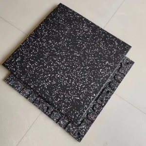 Square Gym EPDM Rubber Floor Tiles 10-30mm Thick Non-toxic Shock Absorbing Soundproof Waterproof Mats for Indoor Fitness Gym