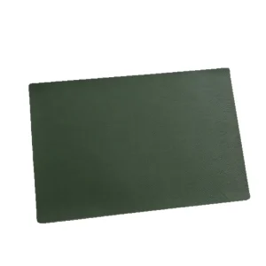 Square Leather Placemat, Waterproof Double-Layer Heat-Insulated Dining Table Mat