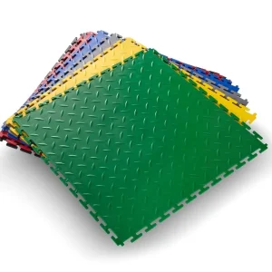 Square Wear-Resistant Waterproof Plastic Vinyl Flooring Tiles for Industrial and Commercial Use