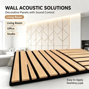 Stable Composite Acoustic Panels Soundproof Mdf Acoustic Panel MDF Polyester Core for Recording Studio Sound Absorption