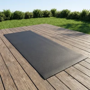 Stable Non-Slip PVC Treadmill Mat Portable Shock Absorbing Floor Protection Mat for Home & Outdoor Gym