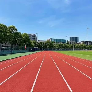 Stadium Mat Roll Sandwich System Running Track Polyurethane Eco-Friendly Shock Absorption Outdoor Sports Field Flooring