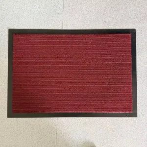 Standard Sizes 4060 4575 6090 Custom Loop Mat Anti-Slip Striped Woven Three Backing Styles Home Office Floor Mat