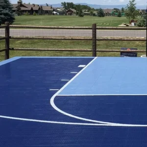 Standard Waterproof Anti-slip Eco-Friendly Interlocking Outdoor Sports Court Floor Mat For Table Tennis Badminton Basketball