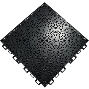 Star Print PP Interlocking Suspended Flooring Tiles for Playgrounds and Sports Courts