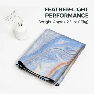 Suede Yoga Mat 1.5mm with Natural Rubber Base, Sweat-Absorbent, Non-Slip, for Outdoor Hot Yoga and Pilates