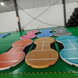 Summer Inflatable Floating Pickleball Soccer Court Outdoor Water Sports Court with Premium PVC DWF Material Inflatable Floating