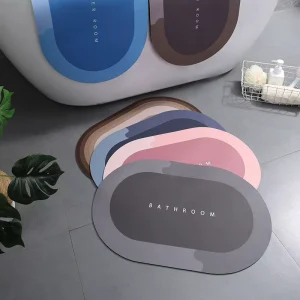 Super Absorbent Quick-Drying Non-Slip Bathroom Floor Mat
