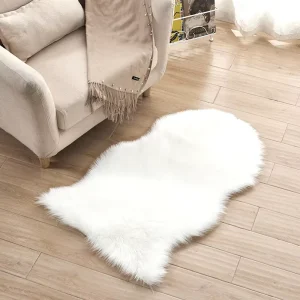 Super Soft Fluffy Floor Rug Shaggy Area Rug Bay Window Pad for Kid Room Bedroom Living Room Bedside Carpet Mat Cozy