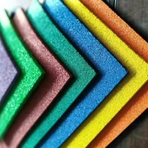 Super Soft Outdoor Rubber Flooring Surface Material Color Epdm Granules FN I 24101407